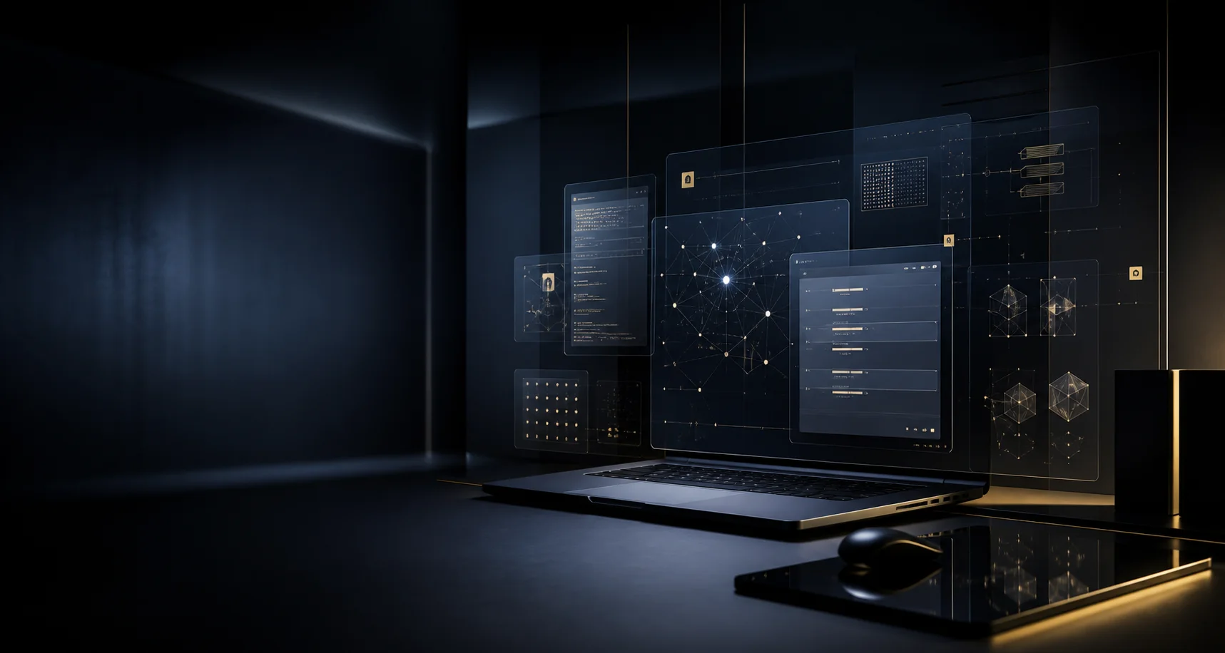 AI systems dashboard illustration